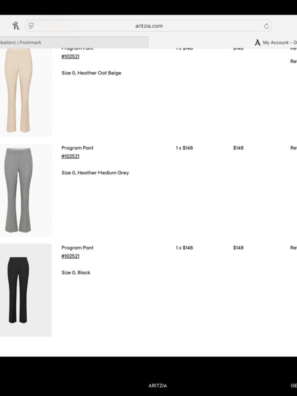 Aritzia Program Pant - Picture 3 of 3